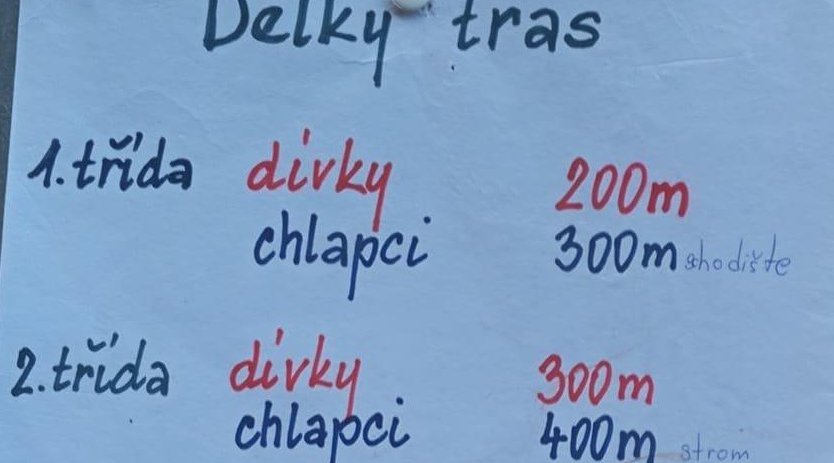 Přespolní běh Jablunkov 30.9.2024