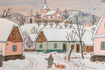 Zima - kombinovaná technika