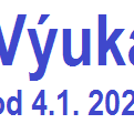 Výuka žáků od 4. ledna  2021