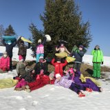 Zimní olympiáda-sjezd na pytlích-kopec Šance 22. února 2021