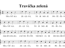 TRAVIČKA ZELENÁ