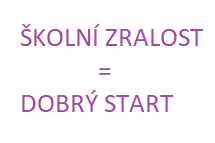 Bližší informace k on-line besedě „ŠKOLNÍ ZRALOST = DOBRÝ START“