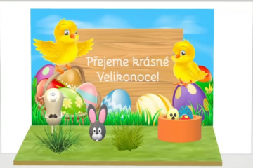 Krásné a veselé Velikonoce Vám přejí také naši žáci