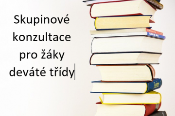 Skupinové konzultace pro žáky deváté třídy